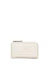 Marc Jacobs The Leather Top Zip Multi Wallet In Cotton