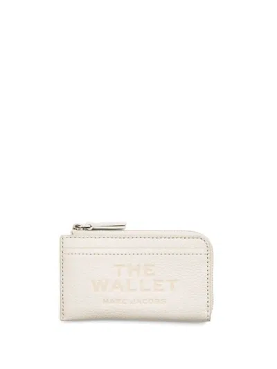 Marc Jacobs The Leather Top Zip Multi Wallet In Cotton