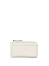 Marc Jacobs The Leather Top Zip Multi Wallet In Cotton