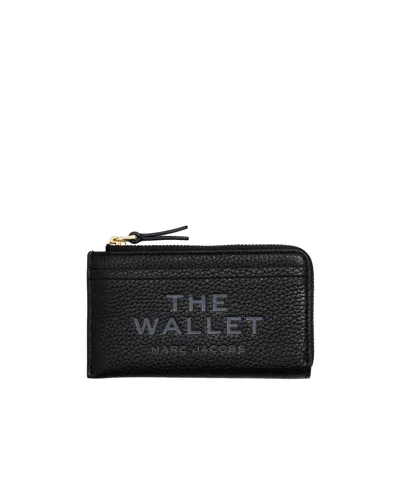 MARC JACOBS MARC JACOBS THE LEATHER TOP ZIP WALLET