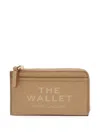 Marc Jacobs The Leather Top-zip Multi Wallet In Brown