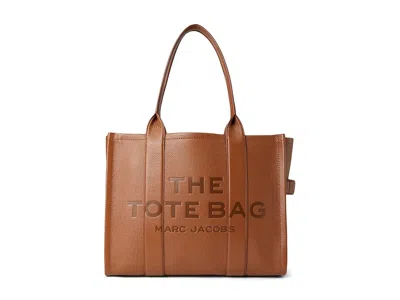 Marc Jacobs The Leather Tote Bag Handbags Argan Oil: One Size In Brown
