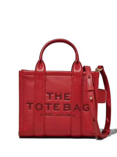 Marc Jacobs The Leather Tote Bag In True Red
