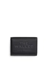Marc Jacobs The Leather Trifold Wallet In Black