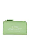 Marc Jacobs The Leather Wallet In Green