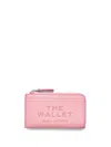Marc Jacobs The Leather Wallet In Pink