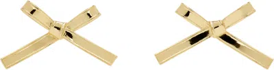 Marc Jacobs 'the Lingerie Bow' Earrings In Gold