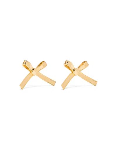 Marc Jacobs The Lingerie Bow Earrings In Gold