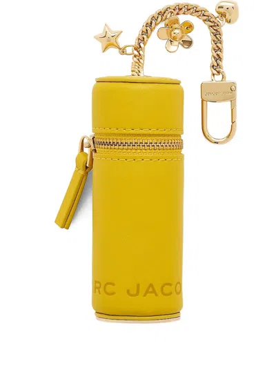 Marc Jacobs The Lipstick Case Bag Charm In Yellow