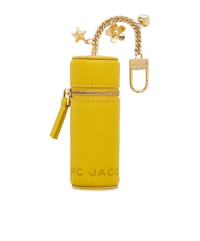 Marc Jacobs The Lipstick Case Bag Charm In Yellow