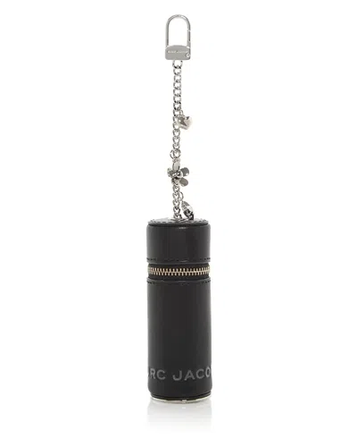 Marc Jacobs The Lipstick Leather Case Charm In Brown