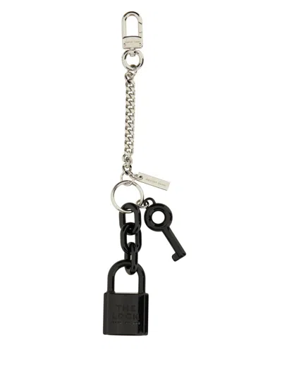 Marc Jacobs "the Lock" Charm For Bag In Black