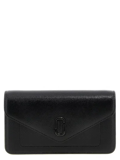 Marc Jacobs 'the Longshot' Wallet On Chain In Black