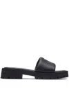 Marc Jacobs The Lug Sole Slide In Black