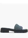 Marc Jacobs The Lug Sole Slide In Blue