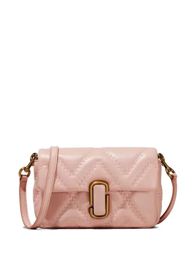 Marc Jacobs The Marc J Leather Shoulder Bag In Pink