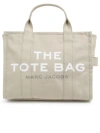 Marc Jacobs (the) The Mini Tote Cotton Canvas Bag In Neutrals