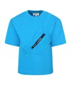 Marc Jacobs Light Blue T-shirt For Boy With Logo In Blue