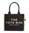 Marc Jacobs Black Canvas The Tote Shopping Bag In Black