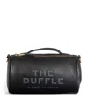 Marc Jacobs Black The Leather Duffle Bag In Black