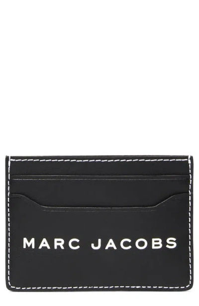 Marc Jacobs The   The Tag Leather Card Case In Brown