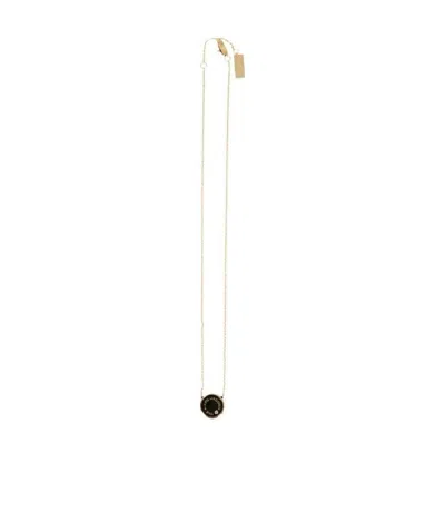 Marc Jacobs The Medallion Pendant Necklace In Yellow