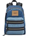 Marc Jacobs The Biker Colorblock Denim Backpack