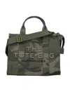 Marc Jacobs The Medium Camo Tote In Green