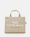Marc Jacobs The Leather Medium Tote In Beige