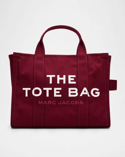 Marc Jacobs The Medium Canvas Tote Bag In Oxblood
