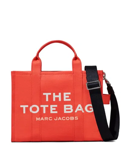 Marc Jacobs The Medium Canvas Tote Bag In Red