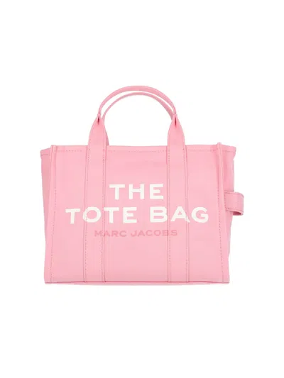 Marc Jacobs The Medium Canvas Tote Bag In Ribbon Pink