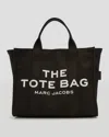 Marc Jacobs Black Canvas The Tote Bag Handbag In Black