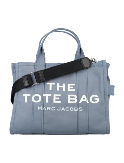 Marc Jacobs The Medium Canvas Tote Handbag In Gray