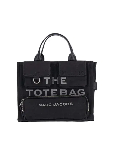 Marc Jacobs The Medium Cargo Tote Bag In Black