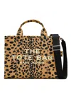 Marc Jacobs The Medium Cheetah Canvas Tote Bag In Multicolor