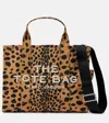 Marc Jacobs The Medium Cheetah Canvas Tote Bag In Neutral