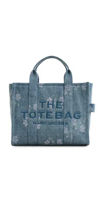 Marc Jacobs The Medium Denim Tote Bag Indigo Multi