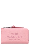 Marc Jacobs The Medium Flat Leather Wallet In Pink