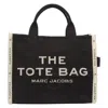 Marc Jacobs The Medium Jacquard Tote Bag In Black