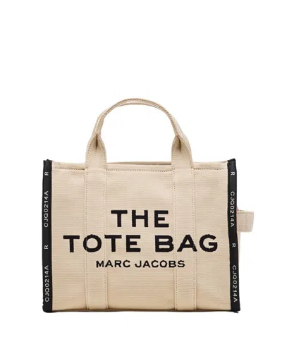 Marc Jacobs The Medium Jacquard Tote Bag In Beige