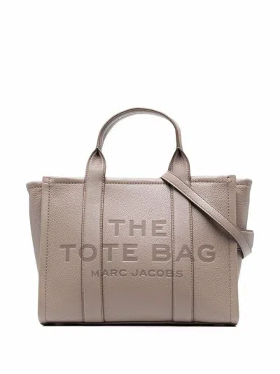 Marc Jacobs The Medium Leather Tote Bag In Grey