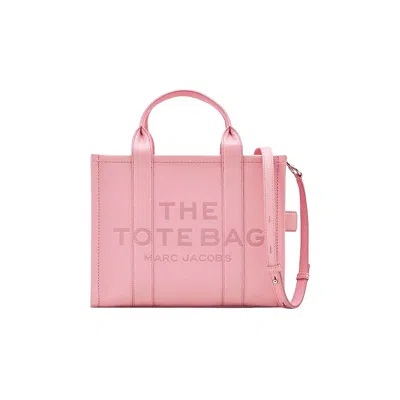 Pre-owned Marc Jacobs The Medium Leather Tote Bag 'ribbon Pin' | Pink | Women's Size Onesize