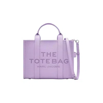 Pre-owned Marc Jacobs The Medium Leather Tote Bag 'wisteria' | Purple | Women's Size Onesize