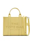 Marc Jacobs The Leather Medium Tote Bag In Yellow
