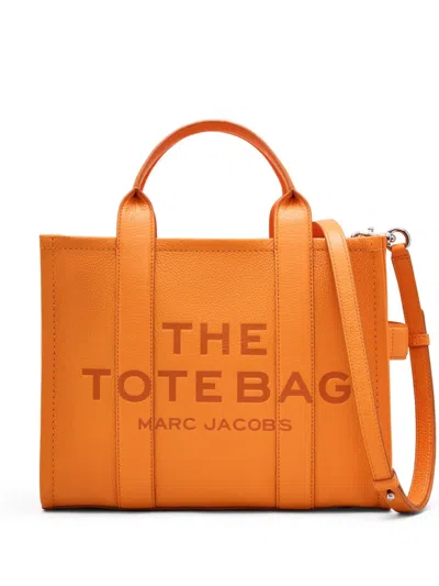 Marc Jacobs The Medium Leather Handtasche In Orange