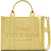 Marc Jacobs The Leather Medium Tote Bag In Yellow