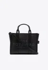 Marc Jacobs Structured Black Leather Handbag With Rounded Top Handles In Black