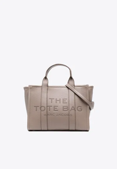 Marc Jacobs The Medium Logo Tote Bag In Gray