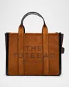 Marc Jacobs The Leather Medium Tote Bag In Brown